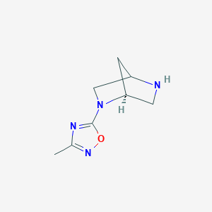 5-((1S)-2,5-Diazabicyclo[2.2.1]heptan-2-yl)-3-methyl-1,2,4-oxadiazole