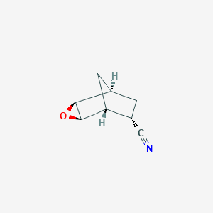 molecular formula C8H9NO B11714262 rac-(1R,2S,4R,5R,6S)-3-Oxatricyclo[3.2.1.02,4]octane-6-carbonitrile 