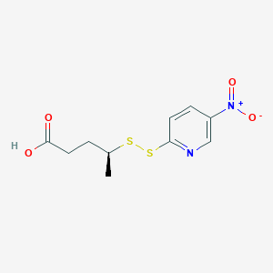 (S)-4-((5-Nitropyridin-2-yl)disulfanyl)pentanoic acid