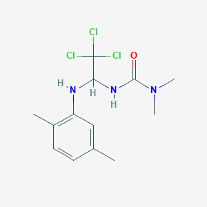 1,1-Dimethyl-3-(2,2,2-trichloro-1-(2,5-dimethyl-phenylamino)-ethyl)-urea