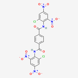 N,N'-bis(2-chloro-4,6-dinitrophenyl)benzene-1,4-dicarboxamide