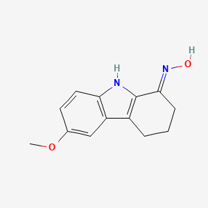 N-[(1Z)-6-methoxy-2,3,4,9-tetrahydro-1H-carbazol-1-ylidene]hydroxylamine