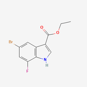 Ethyl 5-Bromo-7-fluoroindole-3-carboxylate