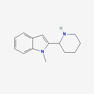 1-Methyl-2-(piperidin-2-yl)-1H-indole