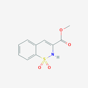 molecular formula C10H9NO4S B11714404 methyl 1,1-dioxo-2H-1lambda6,2-benzothiazine-3-carboxylate 