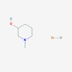 molecular formula C6H14BrNO B11714460 3-Hydroxy-1-methylpiperidine Hydrobromide 