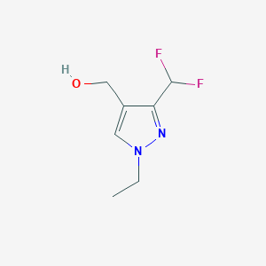 [3-(Difluoromethyl)-1-ethyl-1H-pyrazol-4-yl]methanol