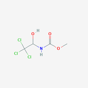 molecular formula C4H6Cl3NO3 B11714512 methyl N-(2,2,2-trichloro-1-hydroxyethyl)carbamate 