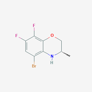 (S)-5-Bromo-7,8-difluoro-3-methyl-3,4-dihydro-2H-benzo[b][1,4]oxazine