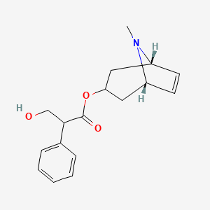 (1S,5S)-8-methyl-8-azabicyclo[3.2.1]oct-6-en-3-yl 3-hydroxy-2-phenylpropanoate