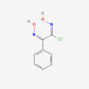 (1E,2Z)-N-hydroxy-2-(hydroxyimino)-2-phenylethanimidoyl chloride