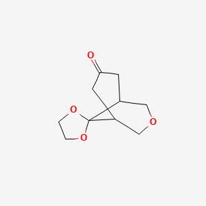 3-Oxaspiro[bicyclo[3.3.1]nonane-9,2'-[1,3]dioxolan]-7-one