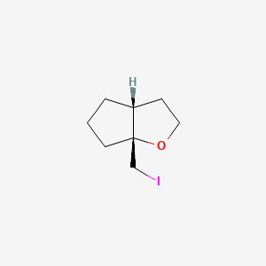 (3aR,6aR)-6a-(iodomethyl)-hexahydro-2H-cyclopenta[b]furan