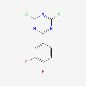 2,4-Dichloro-6-(3,4-difluorophenyl)-1,3,5-triazine