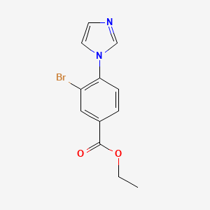 Ethyl 3-Bromo-4-(1-imidazolyl)benzoate