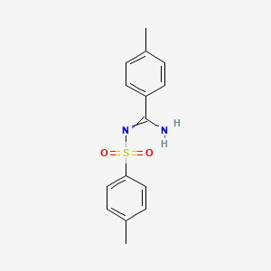 4-methyl-N-(4-methylbenzenesulfonyl)benzene-1-carboximidamide