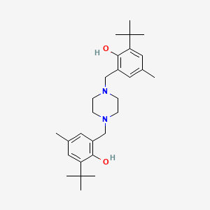 1,4-Bis(3-tert-butyl-2-hydroxy-5-methylbenzyl)piperazine