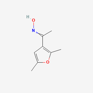 N-[1-(2,5-dimethylfuran-3-yl)ethylidene]hydroxylamine