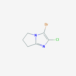 3-bromo-2-chloro-5H,6H,7H-pyrrolo[1,2-a]imidazole