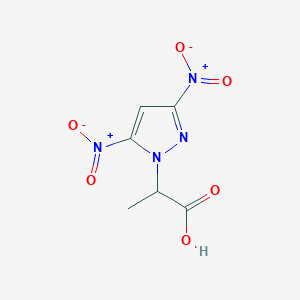 2-(3,5-Dinitro-1H-pyrazol-1-yl)propanoic acid