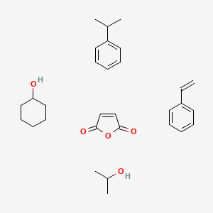 molecular formula C30H42O5 B1171476 Poly(styrene-CO-maleic acid), partial cyclohexyl/isopropyl ester, cumene terminated CAS No. 160611-51-8