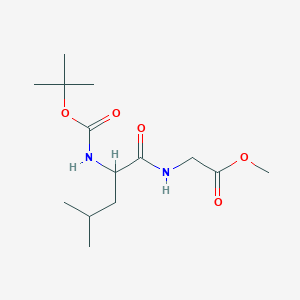 methyl N-(tert-butoxycarbonyl)leucylglycinate