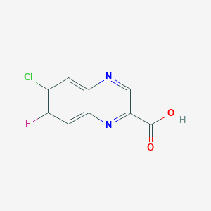 6-Chloro-7-fluoro-quinoxaline-2-carboxylic acid