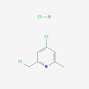 4-Chloro-2-(chloromethyl)-6-methylpyridine hydrochloride