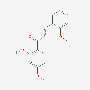 molecular formula C17H16O4 B11714830 2'-Hydroxy-2,4'-dimethoxy-chalcone 