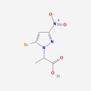 2-(5-bromo-3-nitro-1H-pyrazol-1-yl)propanoic acid