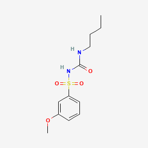 3-Butyl-1-(3-methoxybenzenesulfonyl)urea