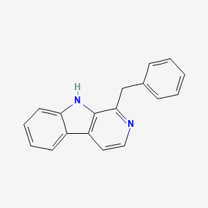 molecular formula C18H14N2 B11714863 1-benzyl-9H-pyrido[3,4-b]indole 