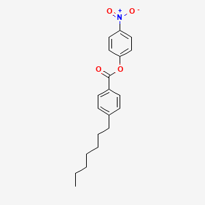 4-Nitrophenyl 4-heptylbenzoate