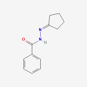 molecular formula C12H14N2O B11714887 n'-Cyclopentylidenebenzohydrazide CAS No. 24214-78-6