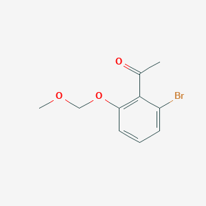 molecular formula C10H11BrO3 B11714895 2'-Bromo-6'-(methoxymethoxy)acetophenone 