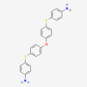 4-[(4-{4-[(4-Aminophenyl)sulfanyl]phenoxy}phenyl)sulfanyl]aniline