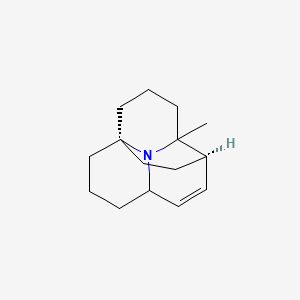 molecular formula C15H23N B11714911 (1S,4R)-9-methyl-8-azatetracyclo[5.5.3.01,8.04,9]pentadec-5-ene 