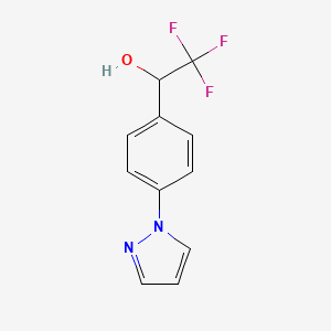 4-(1-Pyrazolyl)-alpha-(trifluoromethyl)benzylAlcohol