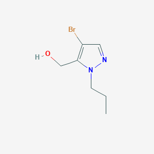 molecular formula C7H11BrN2O B11714934 (4-bromo-1-propyl-1H-pyrazol-5-yl)methanol 