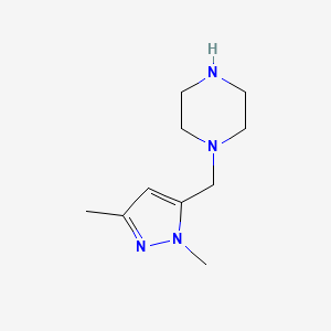 1-[(1,3-dimethyl-1H-pyrazol-5-yl)methyl]piperazine