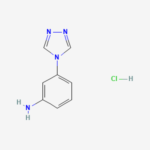 3-(4H-1,2,4-triazol-4-yl)aniline hydrochloride