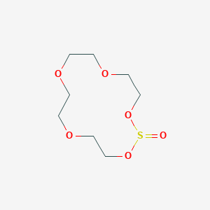 molecular formula C8H16O6S B11715003 1,3,6,9,12-Pentaoxa-2-thiacyclotetradecane 2-oxide 