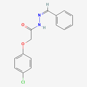 N-[(Z)-benzylideneamino]-2-(4-chlorophenoxy)acetamide