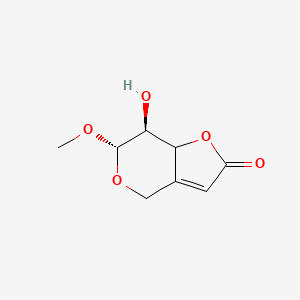 [6S-(6alpha,7beta,7aalpha)]-7,7a-Dihydro-7-hydroxy-6-methoxy-4H-furo[3,2-c]pyran-2(6H)-one