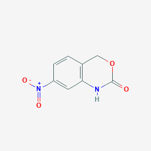 molecular formula C8H6N2O4 B11715098 7-Nitro-1H-benzo[d][1,3]oxazin-2(4H)-one 