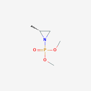 molecular formula C5H12NO3P B11715104 (2R)-1-Dimethoxyphosphoryl-2-methylaziridine 