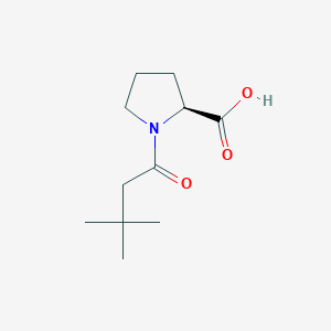 (2S)-1-(3,3-Dimethylbutanoyl)pyrrolidine-2-carboxylic acid