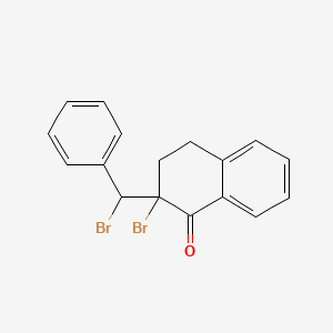 2-Bromo-2-(bromo(phenyl)methyl)-3,4-dihydro-1(2H)-naphthalenone