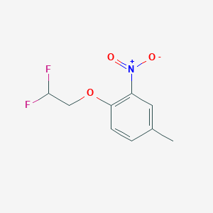 1-(2,2-Difluoroethoxy)-4-methyl-2-nitrobenzene