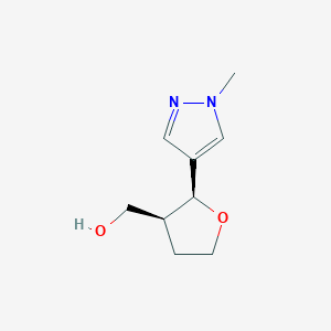 [(2S,3S)-2-(1-methyl-1H-pyrazol-4-yl)oxolan-3-yl]methanol